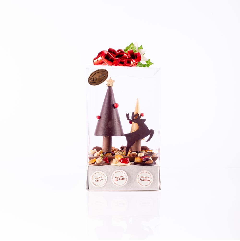 Albero di Natale con Renna al Cioccolato * Christmas Edition · Pasticceria Aiello
